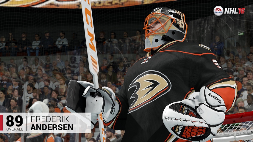 10. Frederik Andersen - Anaheim Ducks